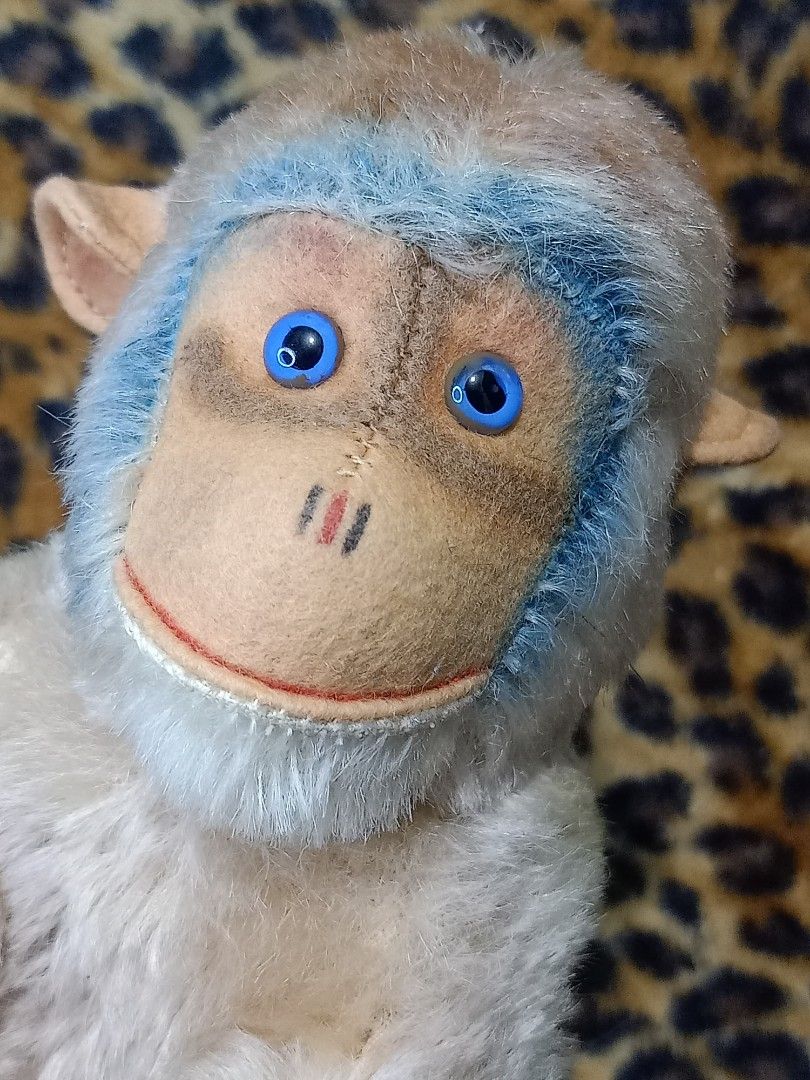 VERY BEAUTIFUL VINTAGE IMPORTED MOHAIR HYPER REALISTIC MONKEY PLUSH ...