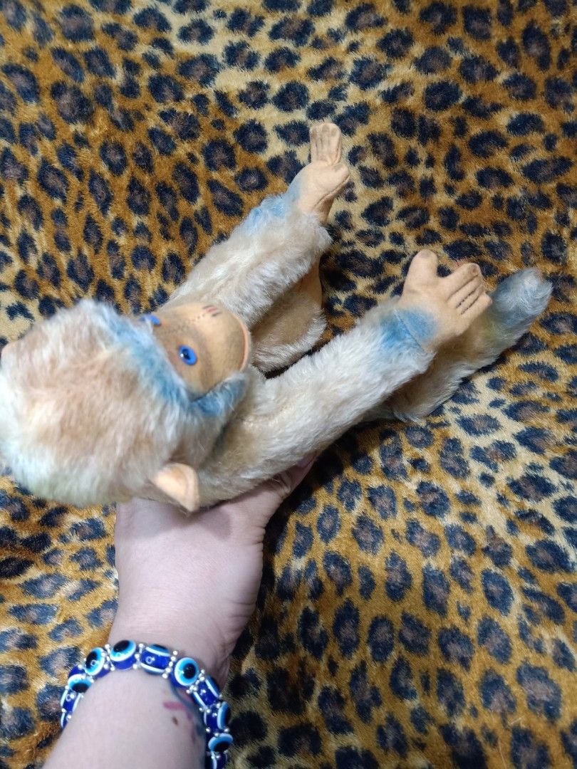 VERY BEAUTIFUL VINTAGE IMPORTED MOHAIR HYPER REALISTIC MONKEY PLUSH ...