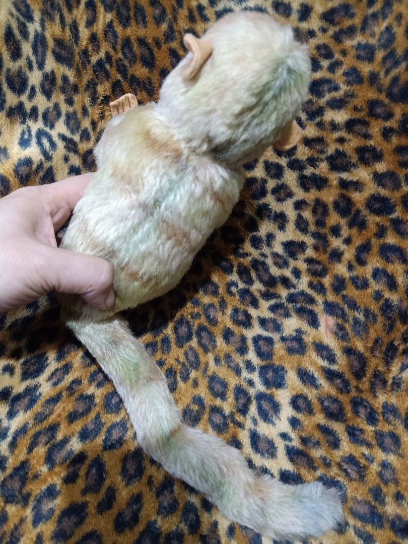VERY BEAUTIFUL VINTAGE IMPORTED MOHAIR HYPER REALISTIC MONKEY PLUSH ...