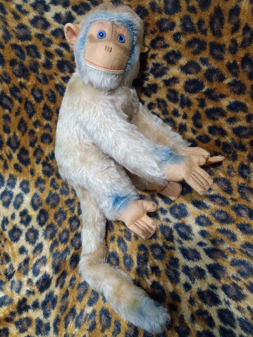 VERY BEAUTIFUL VINTAGE IMPORTED MOHAIR HYPER REALISTIC MONKEY PLUSH ...