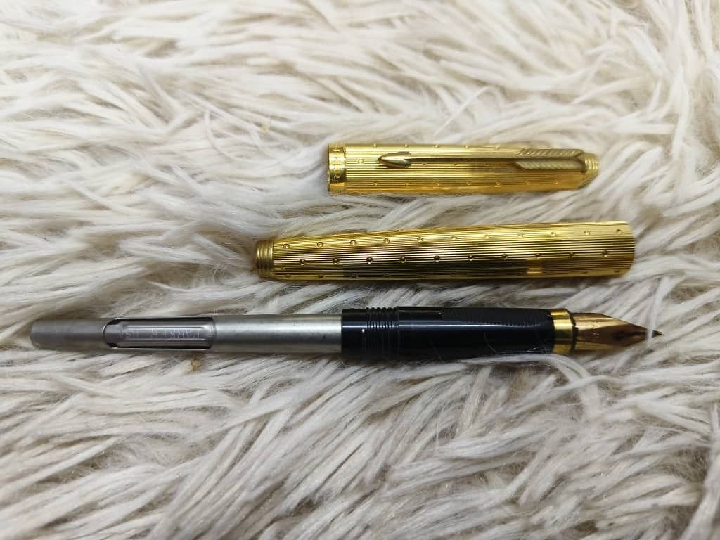 VINTAGE PARKER 75 PERLE GOLD FOUNTAIN PEN 14K GOLD, Luxury, Accessories ...