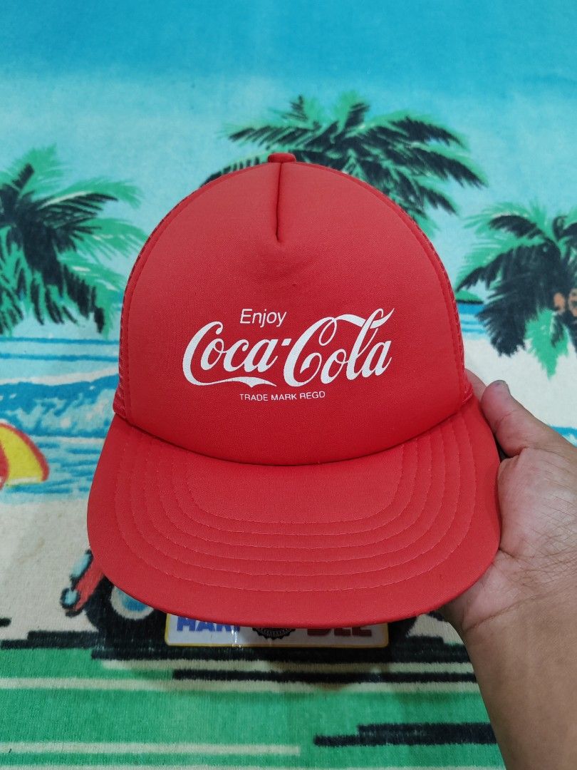 Coca cola trucker hat hotsell