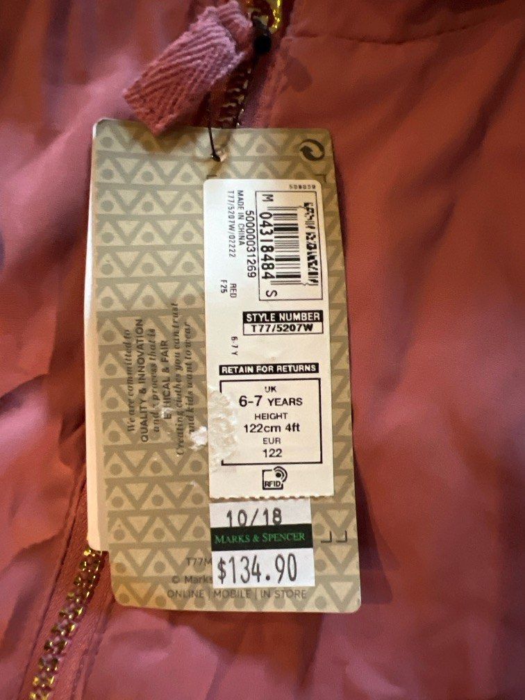 Marks and spencer girls jacket sale