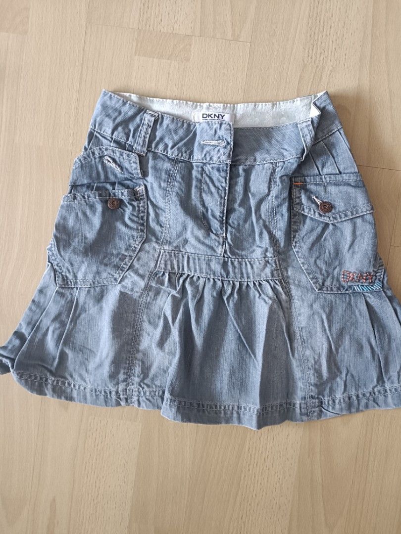 CNY BIG SALE WITH FREE GIFT Set of 3 Branded Denim Mini Skirts for Girls Kids Guess DKNY