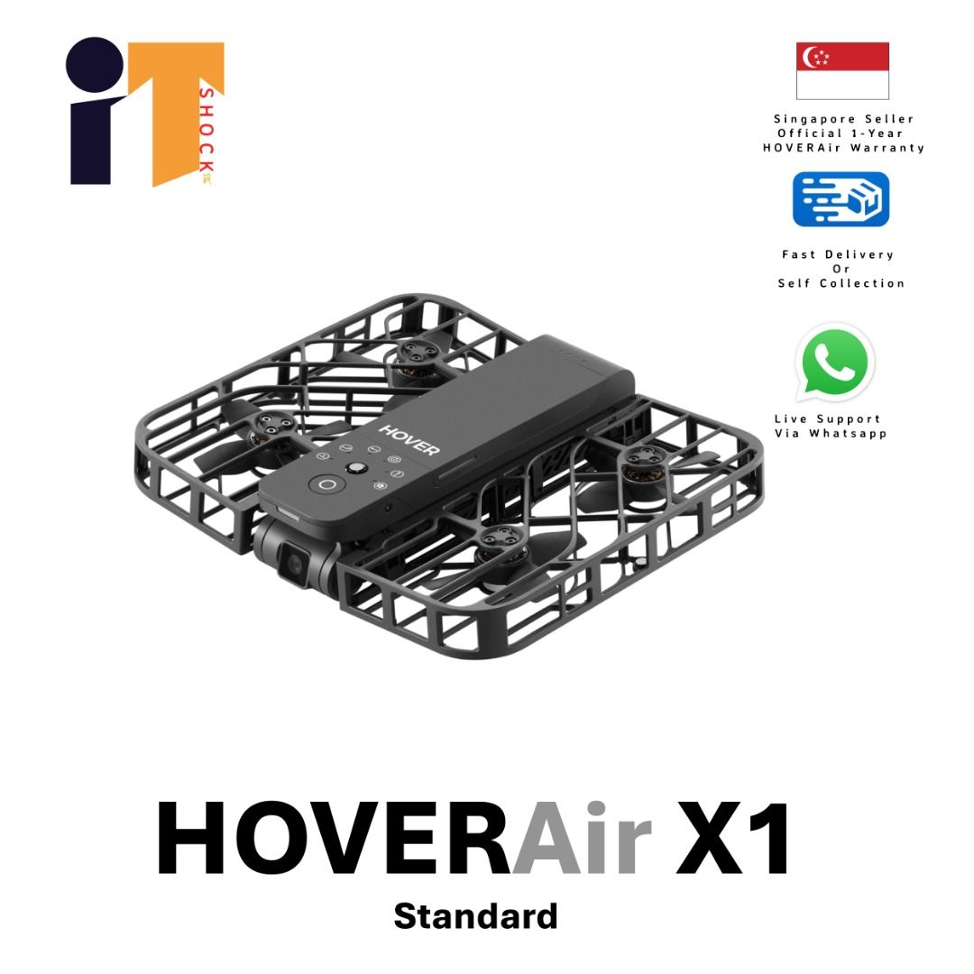 WTS HOVERAir X1 Pocket sized Self flying Selfie Camera Drone Standard Hover HoverAir