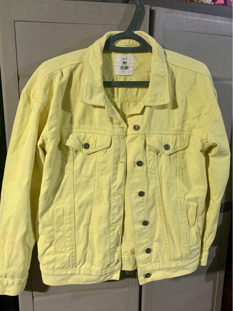Yellow Denim Jacket – One of a Kind Curves-totobed.com.vn