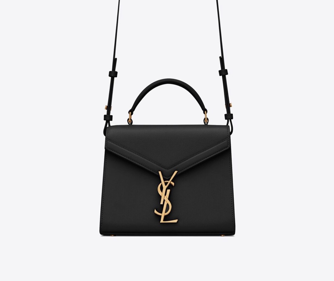 Cassandra top handle medium bag in grain de poudre embossed leather online
