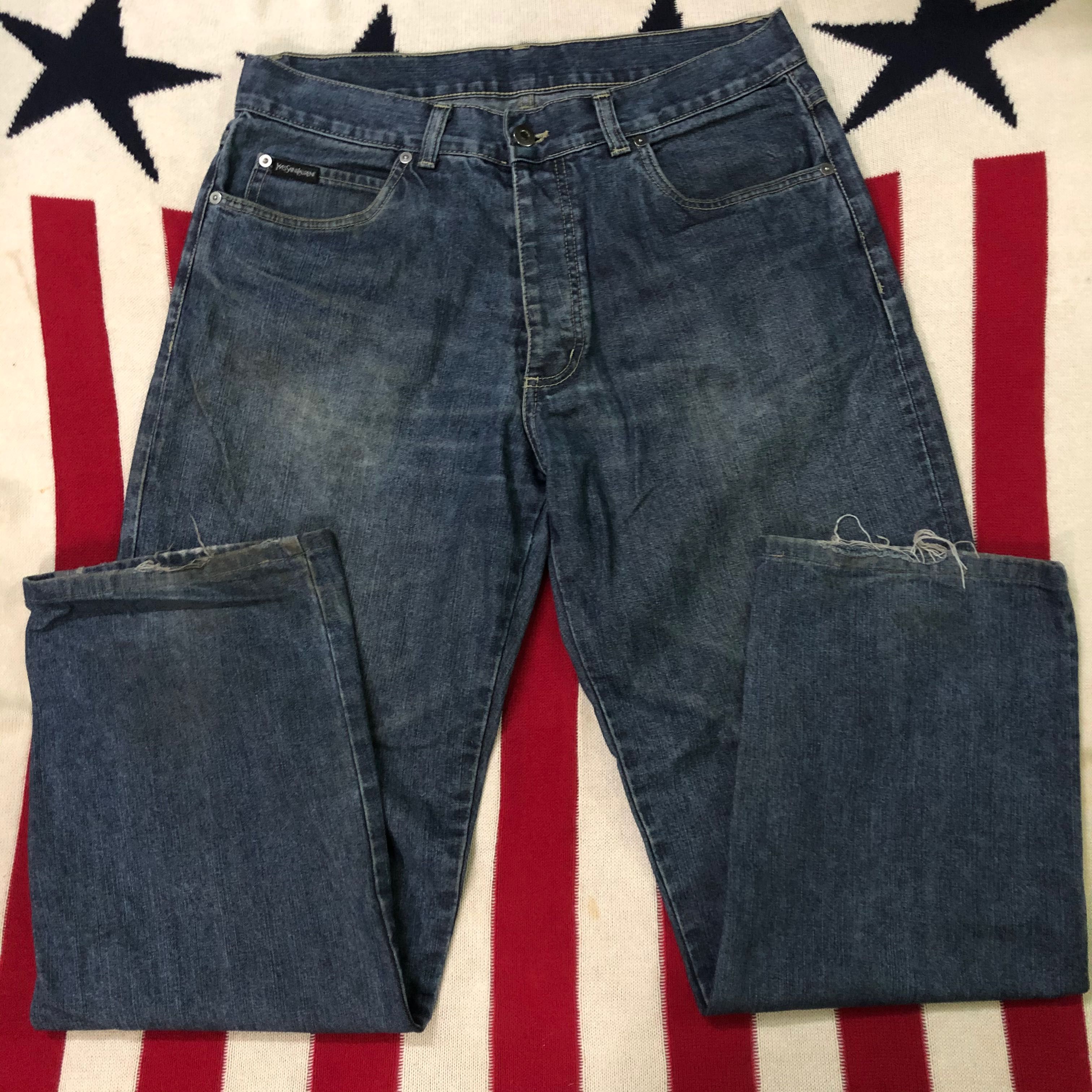 YSL Jeans Designer Baggy Loose Vintage Pant