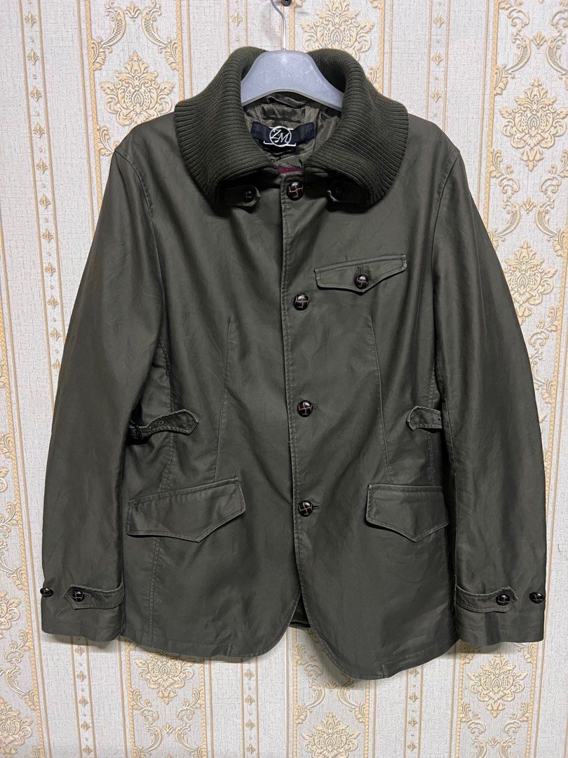 ZARA MAN Military Green Inspired Coat Jackets Men s Fashion