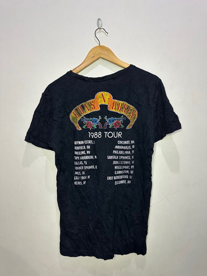 ZARA X GUNS AND ROSES TEE Men s Fashion Tops Sets Tshirts Polo Shirts on Carousell