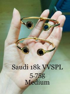 18K Saudi Gold Bulgari Bangle