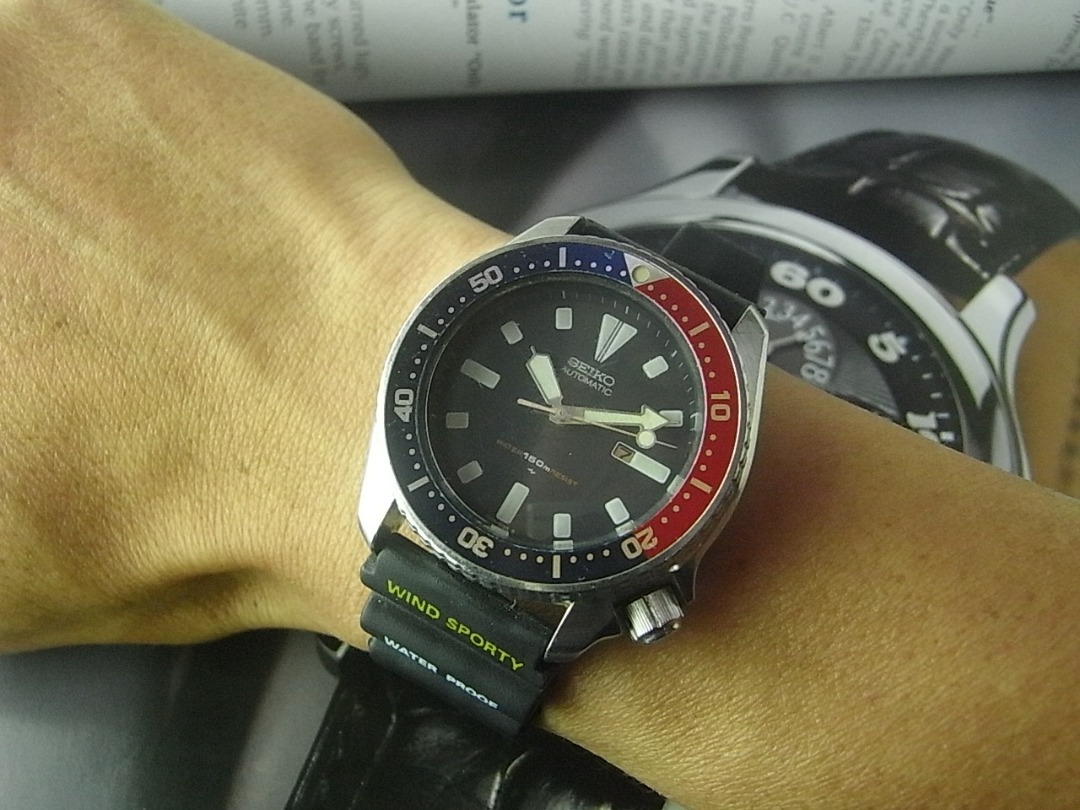 2 JAPAN 38MM SEIKO PEPSI SCUBA 4205 015T 150M DIVERS