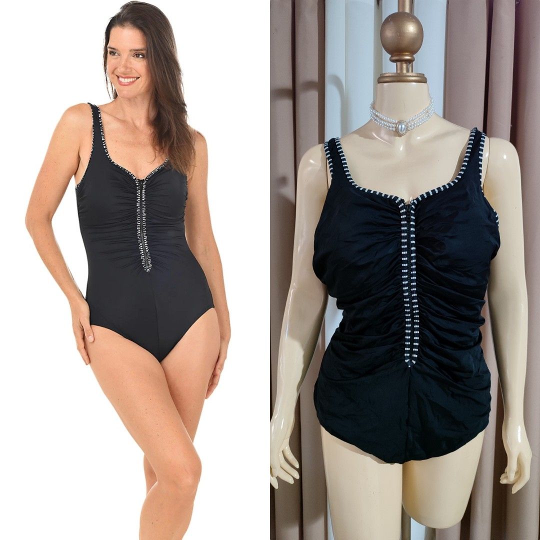 2XL 3XL Reebok Plus Size One Piece Swimsuit