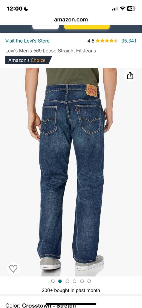 569™ Loose Straight Fit Men's Jeans - Blue