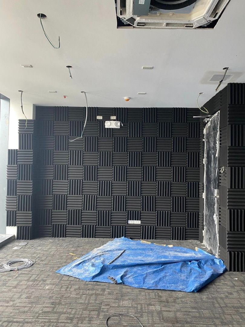 ACOUSTIC FOAM (Category: Construction Tools & Equipment) located in Marikina City. Submitted by christine_km8enterprises (Listing ID 1279590720, Image 1). Description: ACOUSTIC FOAM (Best for Acoustic treatments ) 📌 Studios 📌 Home theaters 📌 Hearing booths 📌 Bars 📌 Classrooms ⚡Density 18/24 /35 ⚡Fire Retardant ⚡Nrc 0.6 ⚡Gray/Black colors available (other color upon request) Designs Available : EGG CRATE SURFACE WEDGE SURFACE PYRAMID SURFACE 