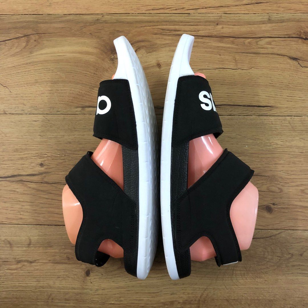 Adidas originals adilette chunky strap sandal flat sandals discount