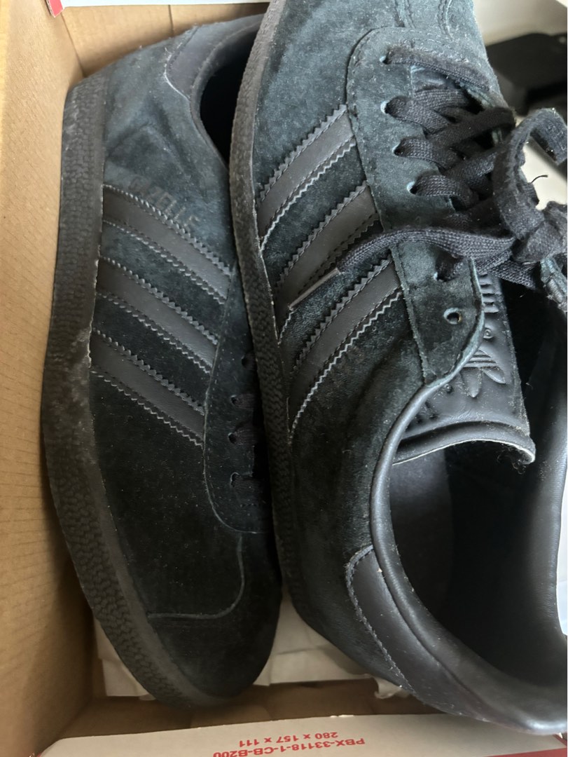 Adidas Black Gazelle Shoes Men s Fashion Footwear Sneakers on