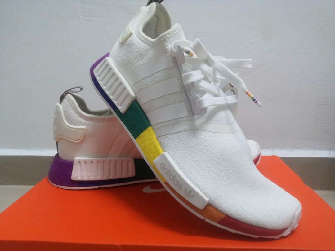 Men's adidas nmd r1 pride 2024 casual shoes