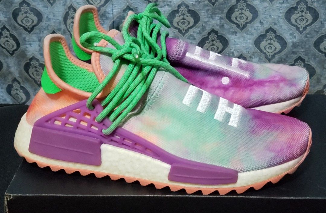 Adidas x pharrell williams nmd hu trail tie dye hotsell
