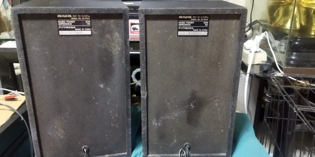 Aiwa SX-N320 3 Way Speaker System (Category: Soundbars, Speakers & Amplifiers) located in Pasay City. Submitted by marineljapansurplus (Listing ID 1279522614, Image 3). Description: Ptpa Pls read. Basahin mo Muna.. Price, Specs, location posted to Refrain from asking.. AIWA SX-N320 3Way Speaker System Bass Reflex Working Condition Book Shelf type Dimension: 11¾" x 7" x 7¾" Woofer: 6" Impedance: 6ohms 40W note: dust cover. Isa lang Price: ₱1,500 L