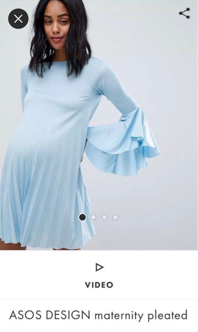 ASOS blue dress maternity Women s Fashion Maternity wear on Carousell