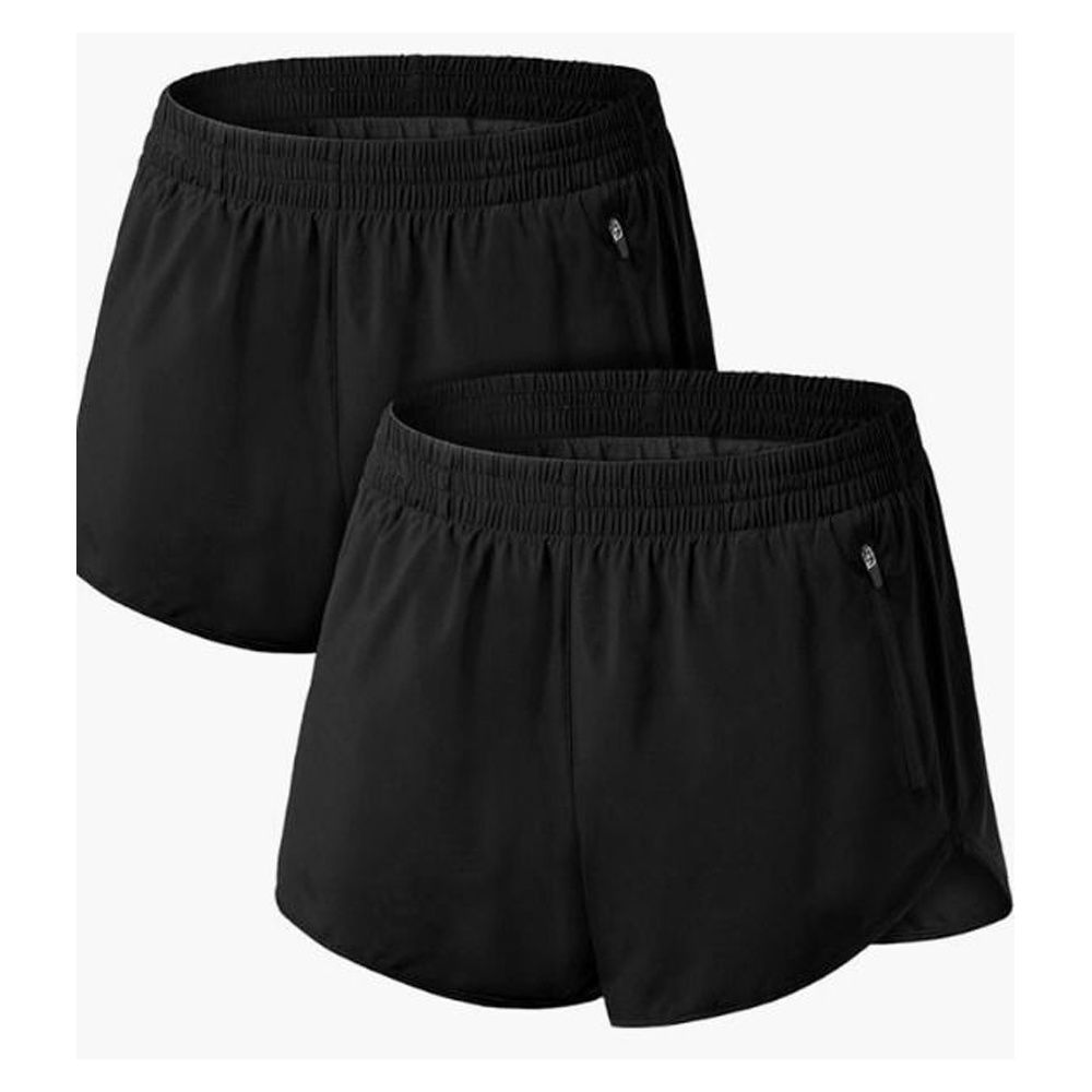  ATHLIO Women's Workout Booty Shorts, Athletic 4-Way