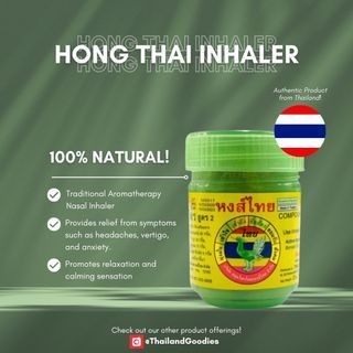 Authentic BKK Thailand Hong Thai Herbal Inhaler