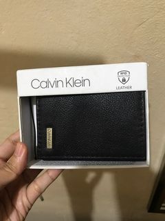 Authentic Calvin klein real leather wallet