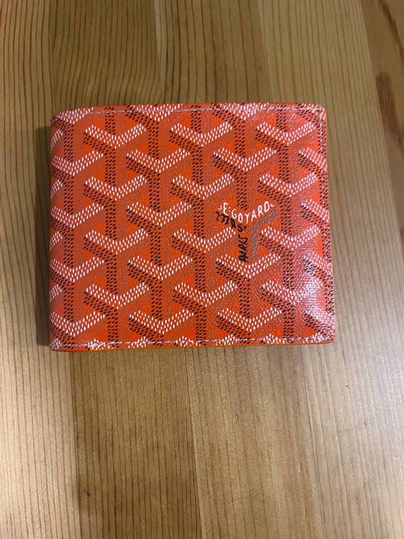 Goyard wallet orange sale