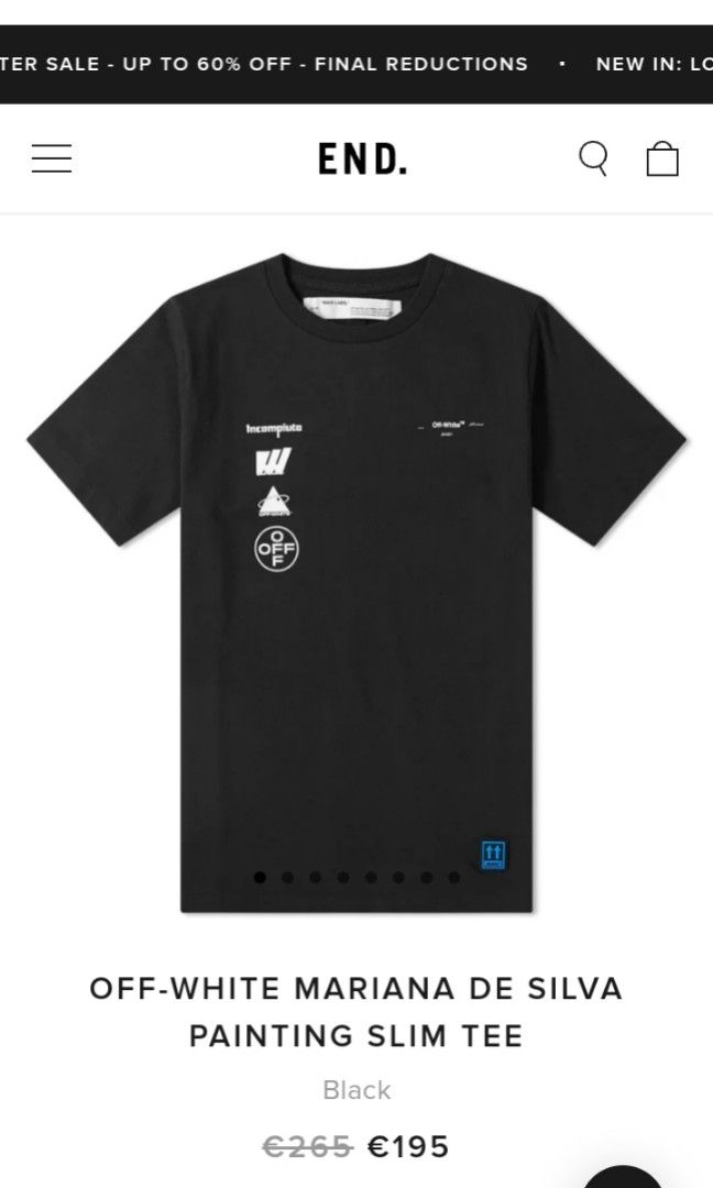 Off white mariana de silva t shirt best sale