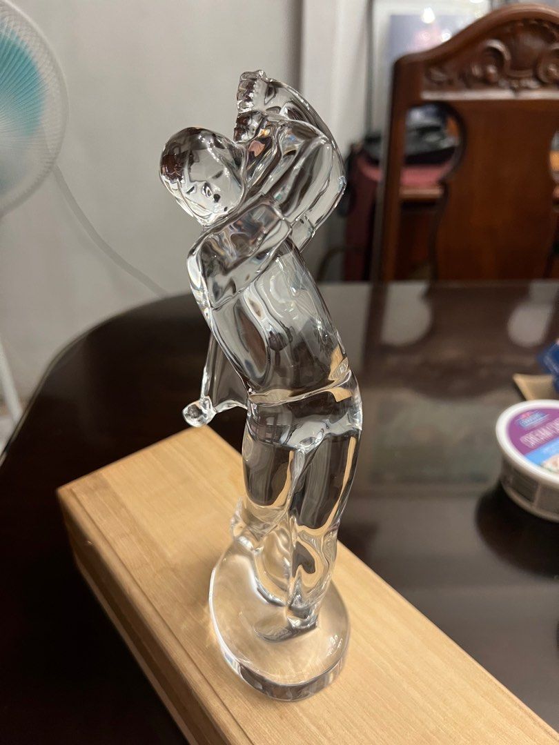Baccarat Crystal Golfer (Category: Other Home Decor) located in Manila. Submitted by tjsells.101 (Listing ID 1279628043, Image 3). Description: comes with box.