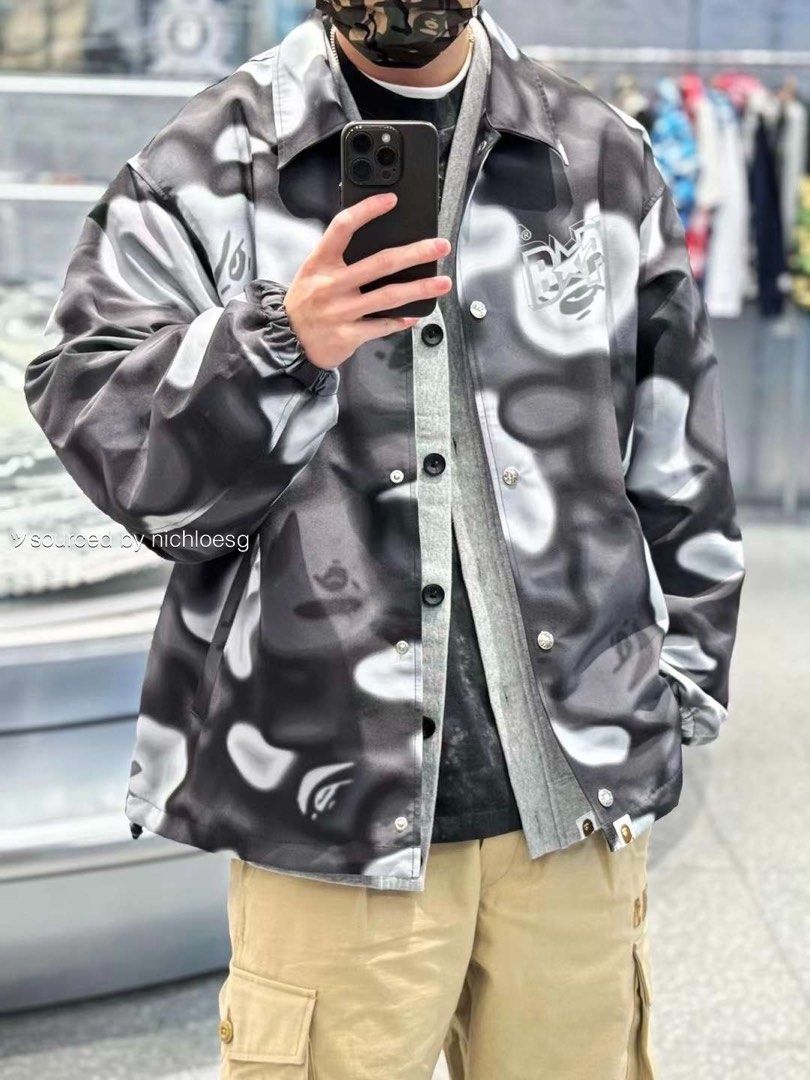 Bape camo coach new arrivals jacket