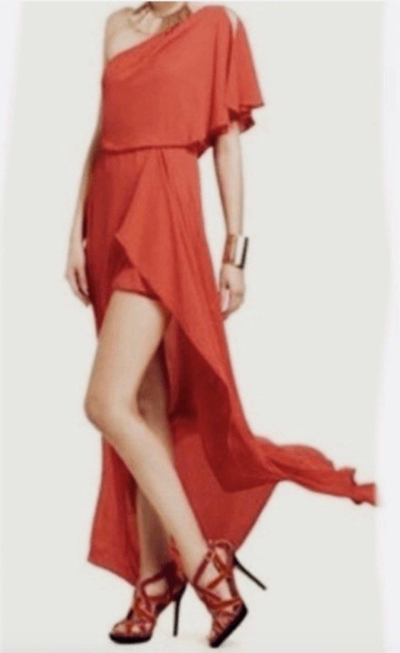Bcbg red maxi dress discount