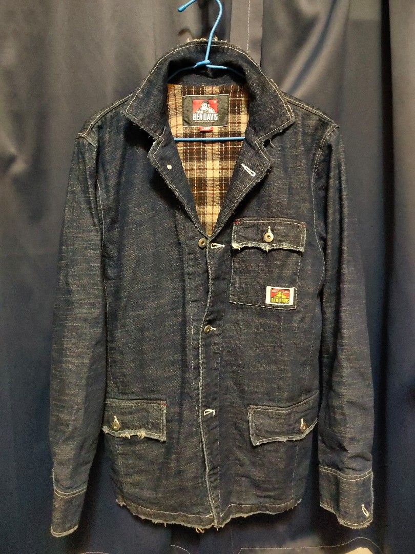 Work discount denim jacket