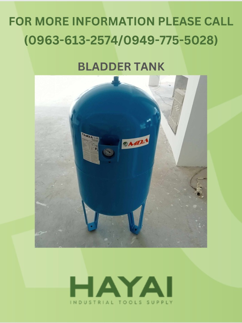 BLADDER TANK, Commercial & Industrial, Construction Tools & Equipment ...