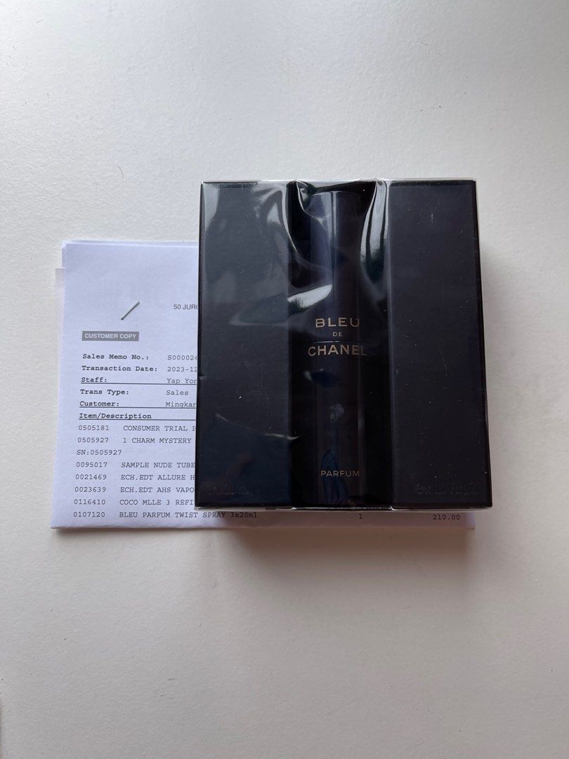 Chanel bleu 2025 twist and spray