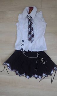 BODYLINE gothic grunge punk lolita skirt