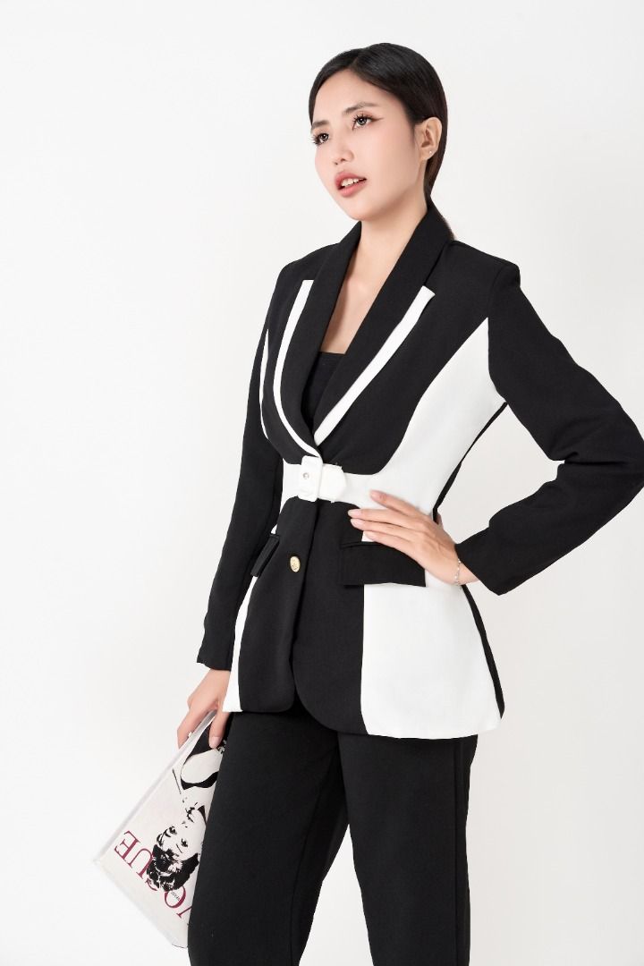 White color blazer outlet
