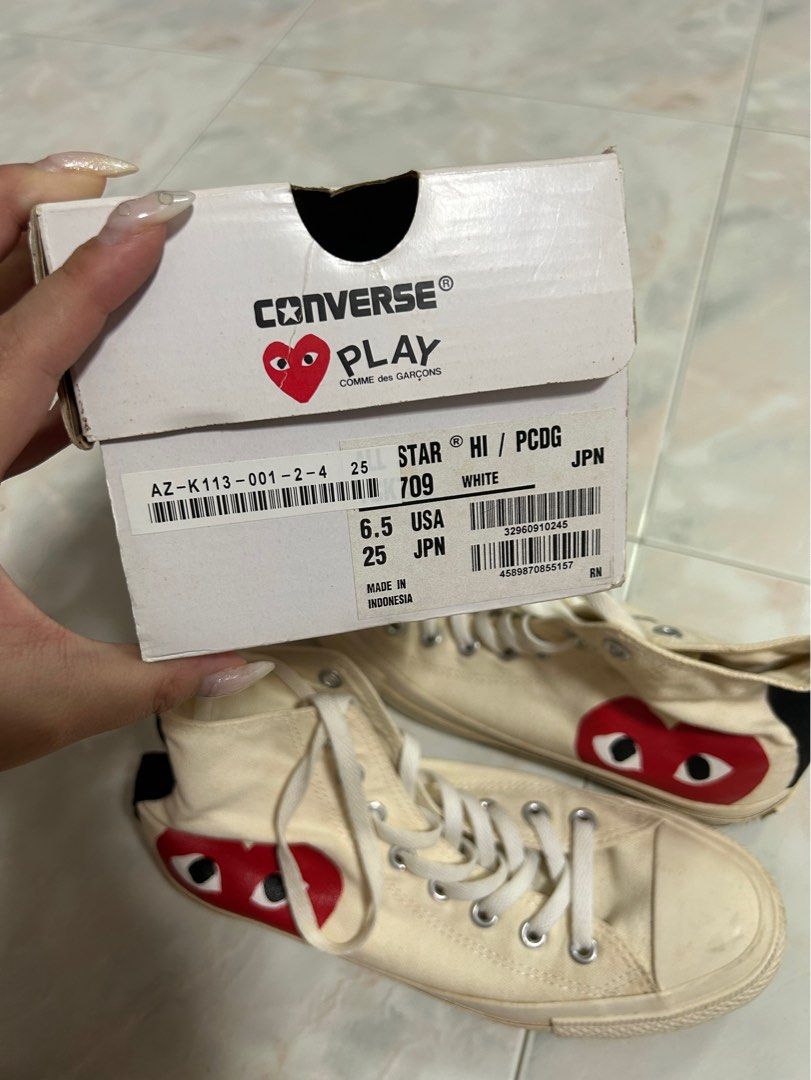 Cdg converse 6.5 hotsell