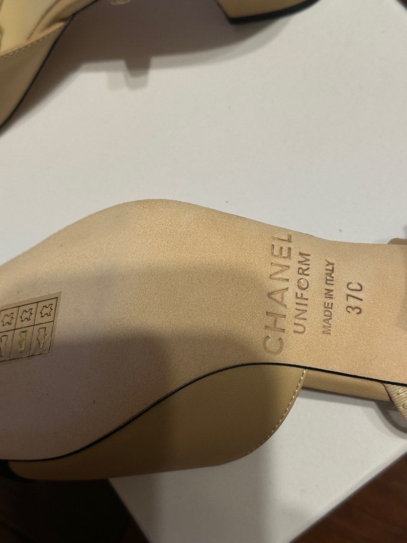 Chanel slingback 37 store