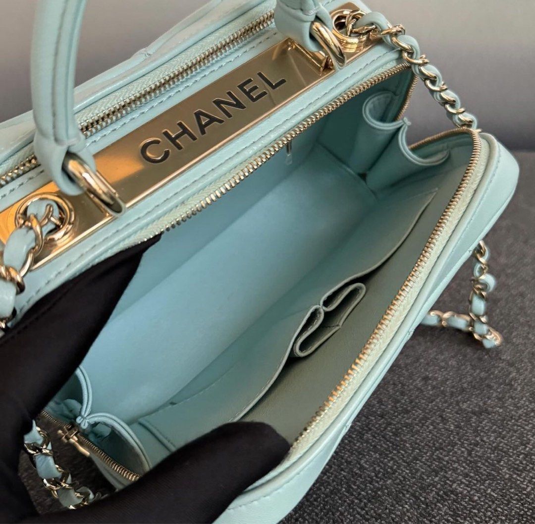 Chanel trendy sales cc light blue