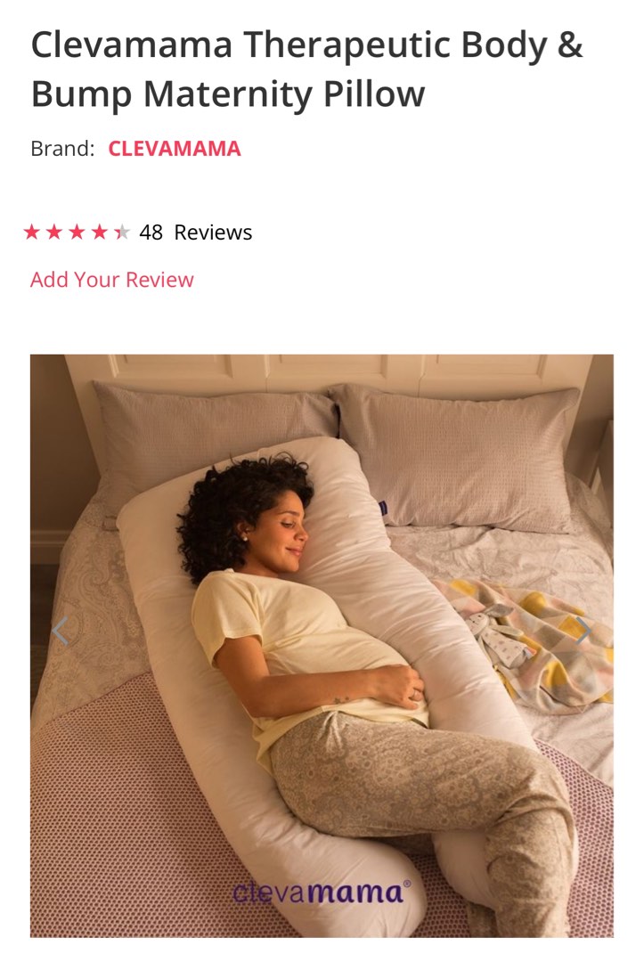 Clevamama sales pregnancy pillow