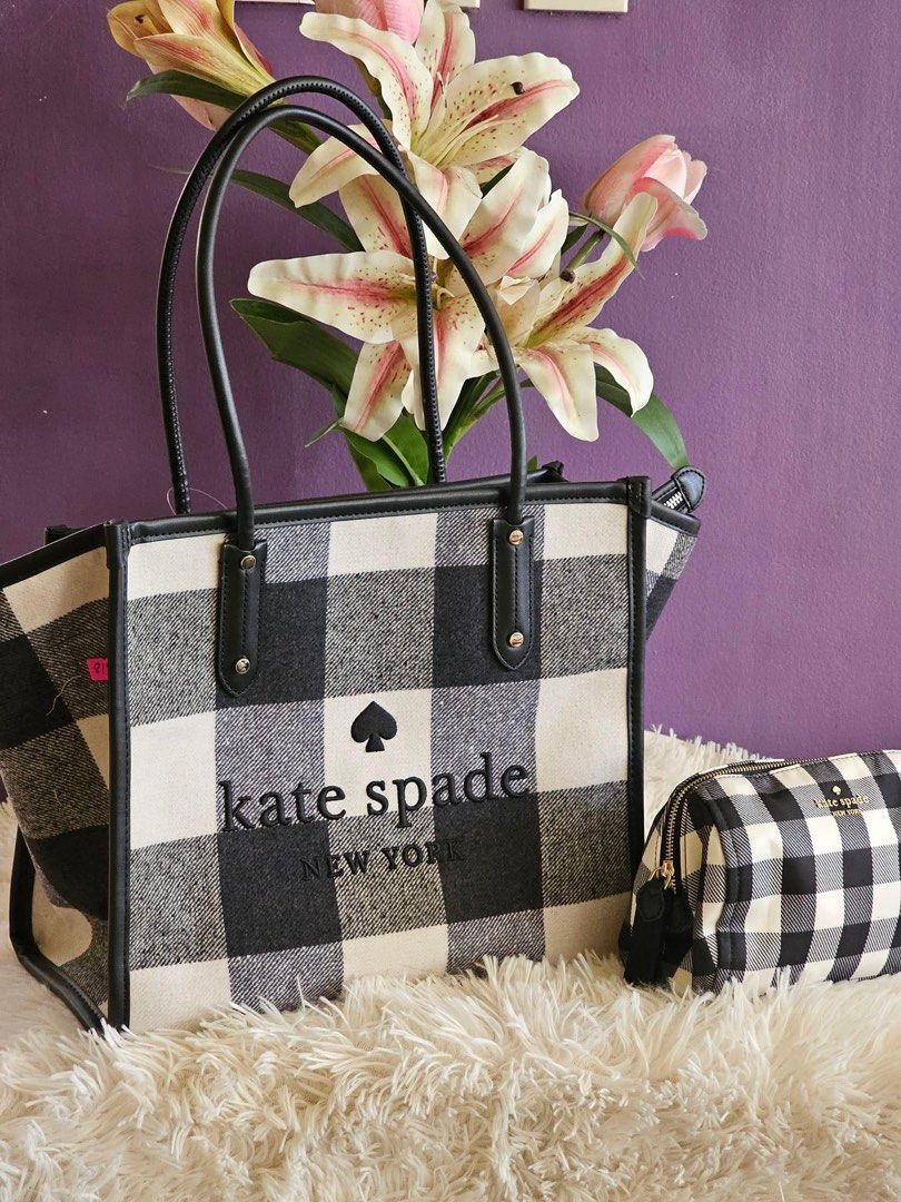 Kate spade shop buffalo plaid purse