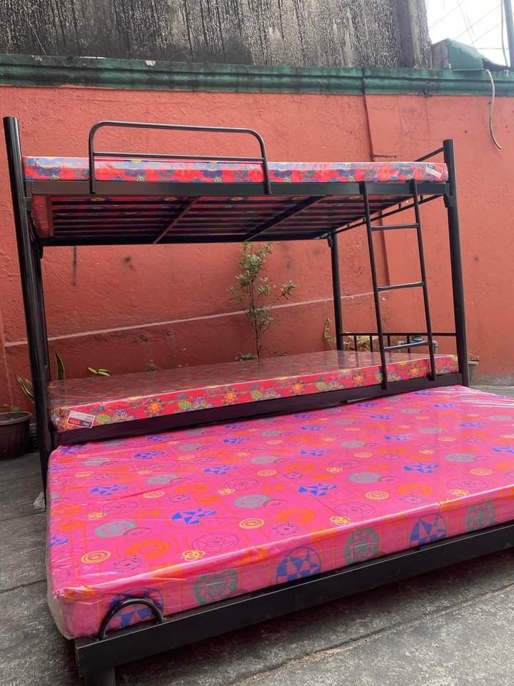 (COD) DOUBLE DECK STANDARD SIZE WITH PULLOUT WITH DURA FOAM (36"36" 36"75) (Category: Bed Frames & Mattresses) located in Manila. Submitted by jhengsellav (Listing ID 1279631671, Image 1). Description: PM FOR INTERESTED AVAILABLE ONHAND CASH ON DELIVERY /PICk UP! FREE STALLATION PARA HINDI HASSLE! ORDER NOW ! DELIVER LATER! BRAND NEW NOT SECOND HAND OPEN FOR BULK ORDER! WITH DISCOUNT!... DERRECT MESSAGE FOR INTERESTED THANK YOU KEEP SAFE ! 🙂☺️.