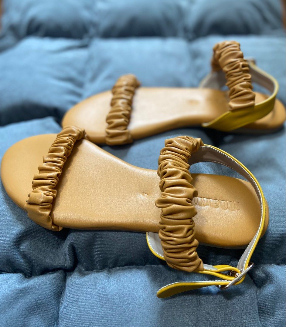 Comfy Vegan Leather Sandals Women s Fashion Footwear Flats