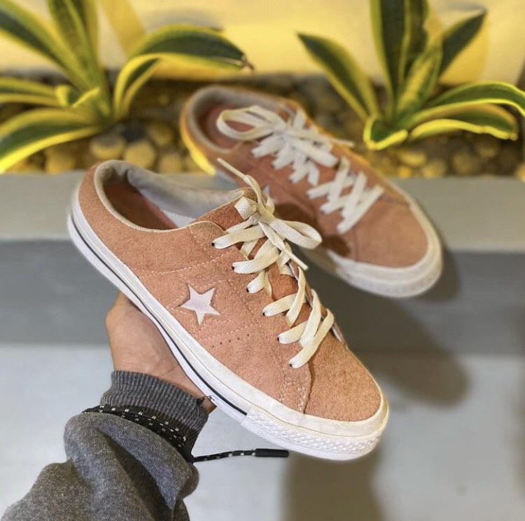 CONVERSE ONE STAR MULE SLIP ON ORANGE Fesyen Pria Sepatu Sneakers di Carousell