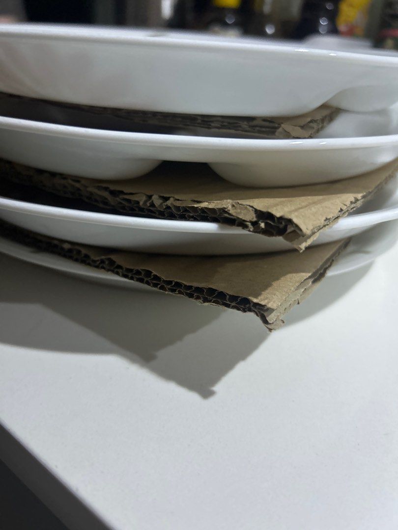 Corelle plates (can put side dish), Furniture & Home Living