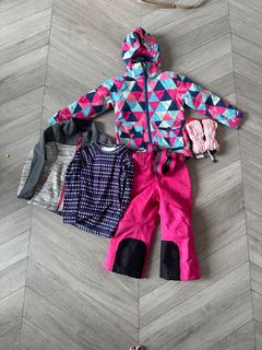 Girl's (11-12 yr old) Ski Pants - winter waterproof pants, Babies & Kids,  Babies & Kids Fashion on Carousell