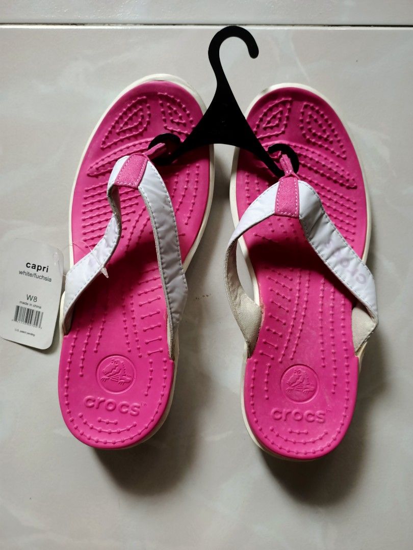Crocs Capri Flip Flops Women s Fashion Footwear Flipflops and