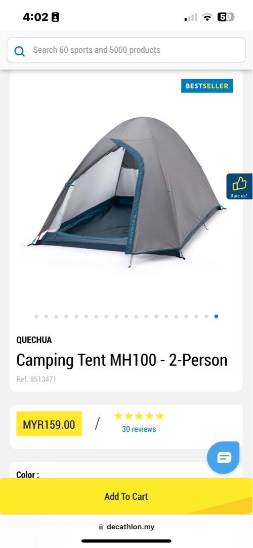 Decathlon toilet tent hot sale